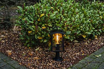 Lutec Leuke tuinlampKelsey zwart S - 7273604012