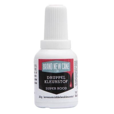 Brand New Cake Druppel Kleurstof Super Rood (20 gr)