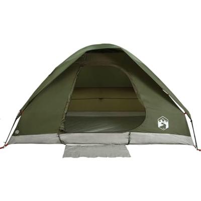 Koepeltent 2-persoons waterdicht olijfgroen
