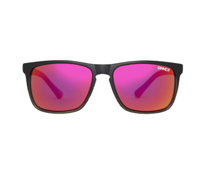 Sinner Oak Mt Blk/Gre Cx-Sintec Red Mir Zonnebril