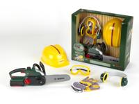 Theo Klein 8532 Bosch chain saw II + helmet + work gloves - thumbnail