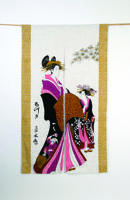 Katoenen Rayon Noren - Japanse Deurgordijn - 85 x 150cm - thumbnail