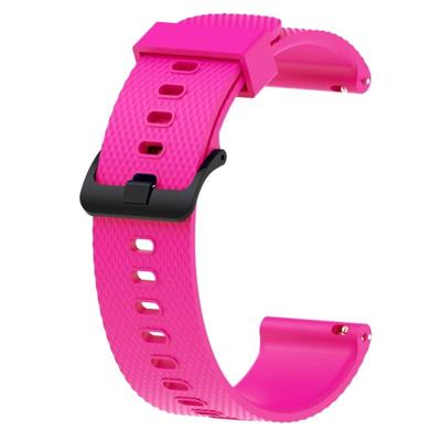 Siliconen sport polsband voor Garmin VivoActive 3 20mm (Rose Red)