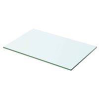 Wandschap transparant 50x25 cm glas - thumbnail
