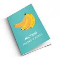 Bedankt kaart met foto - M - Staand - thumbnail