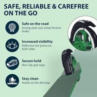 Hudora scooter step up 145 junior groen - thumbnail