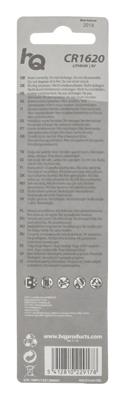 CR1620 knoopcel batterij, 5 in blister
