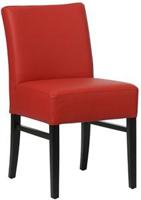 Rode leren landelijke eetkamerstoel Hold - Toledo Leer Ducati (rood leer) - thumbnail