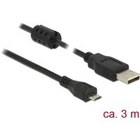 Delock Cable USB 2.0 TIPO-A Macho USB 2.0 Micro-B Macho DE 3,0 M - thumbnail