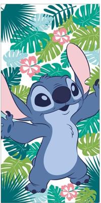 Stitch strandlaken groen 70 x 140 cm - Polyester Stitch strandlaken groen 70 x 140 cm - Polyester