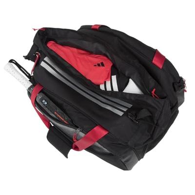 Adidas Black/Red Padel tas 1 - thumbnail