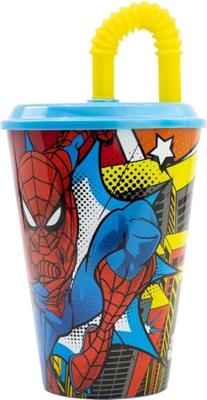 Beker met Rietje Spider-Man CZ11366 430 ml