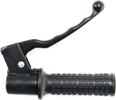 Domino gasdraaigreep armatuur "piaggio style" throttle grips alu sw 1-pull, brake leve
