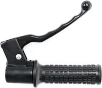Domino gasdraaigreep armatuur "piaggio style" throttle grips alu sw 1-pull, brake leve - thumbnail