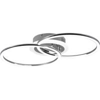 LED Plafondlamp Rond 25W - Dimbaar Natuurlijk Wit 4000K - Mat Chroom - thumbnail