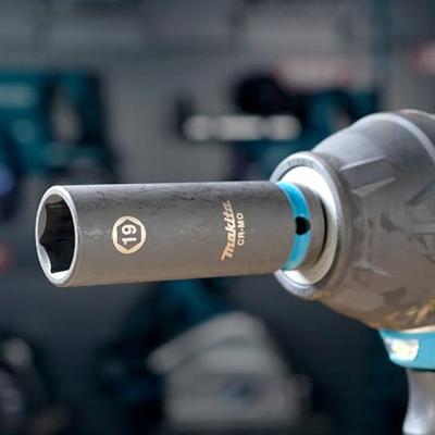 Makita Accessoires e-16499 krachtdop 19x82mm impact black 1/2" vk - e-16499