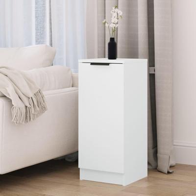 Dressoir 30x30x70 cm bewerkt hout wit