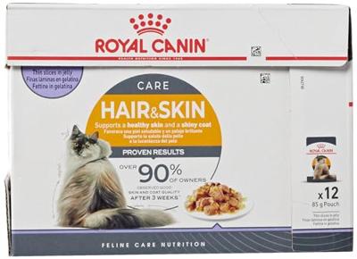Royal Canin Care Hair & Skin Care in Jelly natvoer kattenvoer zakjes 12 x 85 gram - thumbnail