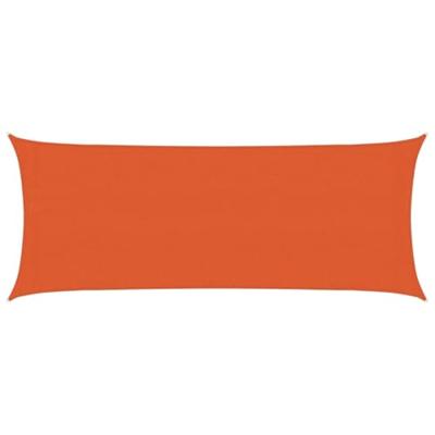 Zonnezeil 160 g/m 2x5 m HDPE oranje