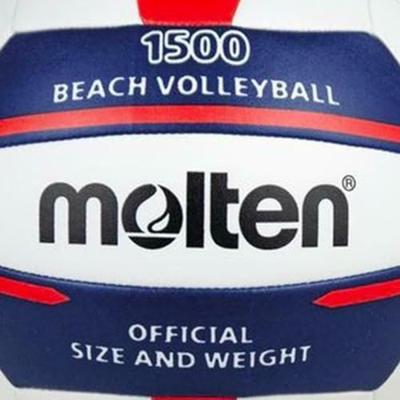 Molten Beach Volleybal V5B1500-WN Wit blauw rood