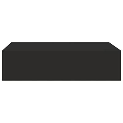 VidaXL Wandschap met lade 40x23,5x10 cm mdf zwart VidaXL Wandschap met lade 40x23,5x10 cm mdf zwart