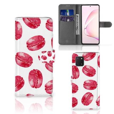 Samsung Note 10 Lite | Book Cover | Pink Macarons