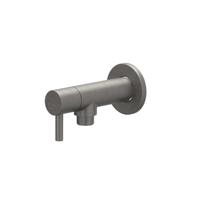 Hoekstopkraan IVY 1/2 3/8 Geborsteld Metal Black PVD - thumbnail