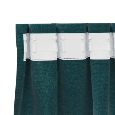 VidaXL Verduisterende gordijnen 2 pcs donkergroen 140 x 245 cm fluweel VidaXL Verduisterende gordijnen 2 pcs donkergroen 140 x 245 cm fluweel