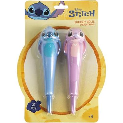 Loli & Stitch Squishy ball pen 2-Pack