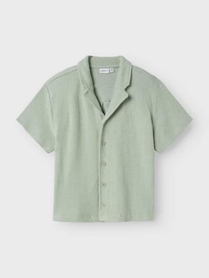 Name it zomer t-shirt S/S jongens - blauw grijs - Nkmhivaj