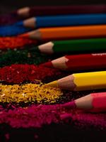 Bruynzeel triple kleurpotloden blik met 48 potloden - thumbnail