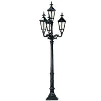 KS Verlichting Nostalgische lantaarnMilano 4-lichts - zwart - 404 - thumbnail