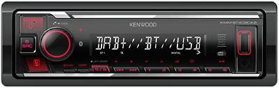 Kenwood KMMBT408DAB Autoradio enkel DIN Bluetooth handsfree, Aansluiting voor stuurbediening, DAB+ tuner Kenwood KMMBT408DAB Autoradio enkel DIN Bluetooth handsfree, Aansluiting voor stuurbediening, DAB+ tuner