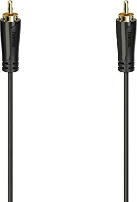 Hama Videokabel Cinch Stekker - Cinch Stekker Verguld 150 cm Zwart