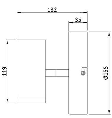 Deko Light 348111 Becrux I Plafondopbouwarmatuur LED Energielabel: G (A - G) 6.0 W Zilver