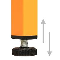 Opbergkast 80x35x101,5 cm staal mosterdgeel - thumbnail