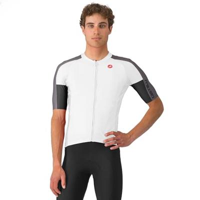 Castelli entrata 6 jersey fietsshirt korte mouw wit heren L