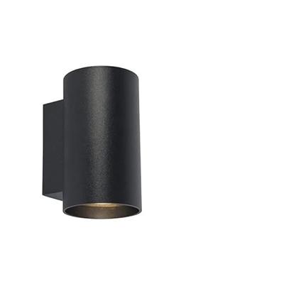 QAZQA Smart design wandlamp zwart incl. 2 Wifi GU10 - Sandy QAZQA Smart design wandlamp zwart incl. 2 Wifi GU10 - Sandy