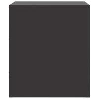 Nachtkastje 34,5x39x44 cm staal zwart - thumbnail