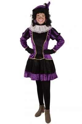 Piet jurkje met petticoat paars