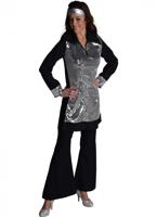 Broek Hippie zwart dames - thumbnail