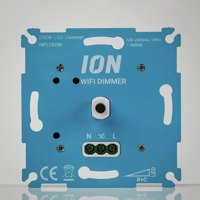 ION Industries dimmer inbouw - led - 1-200w - dr - wifi - rc element - blauw - thumbnail