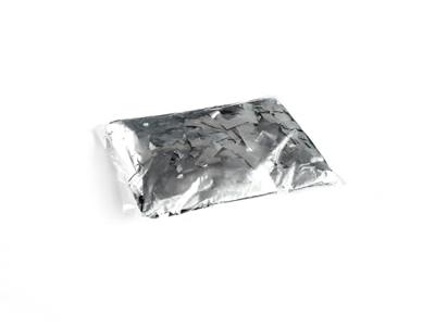 TCM FX Metallic Confetti rectangular 55x18mm, silver, 1kg TCM FX Metallic Confetti rectangular 55x18mm, silver, 1kg