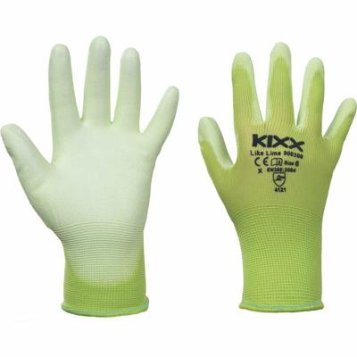 Kixx handschoen like lime maat 10
