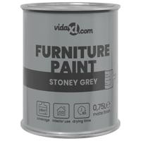 VidaXL Meubelverf grijs 10 x 10 x 12 cm wandprint - thumbnail