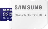 Samsung PRO Plus microSDXC-kaart 512 GB A2 Application Performance Class, v30 Video Speed Class, UHS-I Incl. SD-adapter - thumbnail