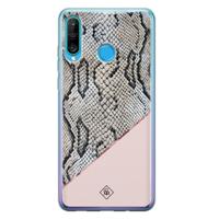 Huawei P30 Lite siliconen hoesje - Snake print - thumbnail