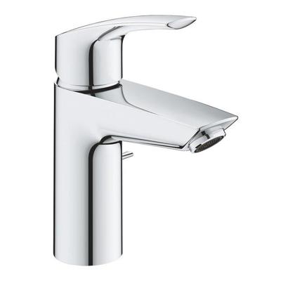 GROHE Eurosmart waterbesparende wastafelkraan s-size met trekwaste chroom 32926003