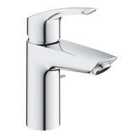 GROHE Eurosmart waterbesparende wastafelkraan s-size met trekwaste chroom 32926003 - thumbnail