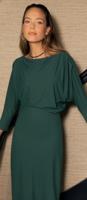 Studio Anneloes Ineke Ls Dress 13405 Jurk 7800 Bottle Green - thumbnail